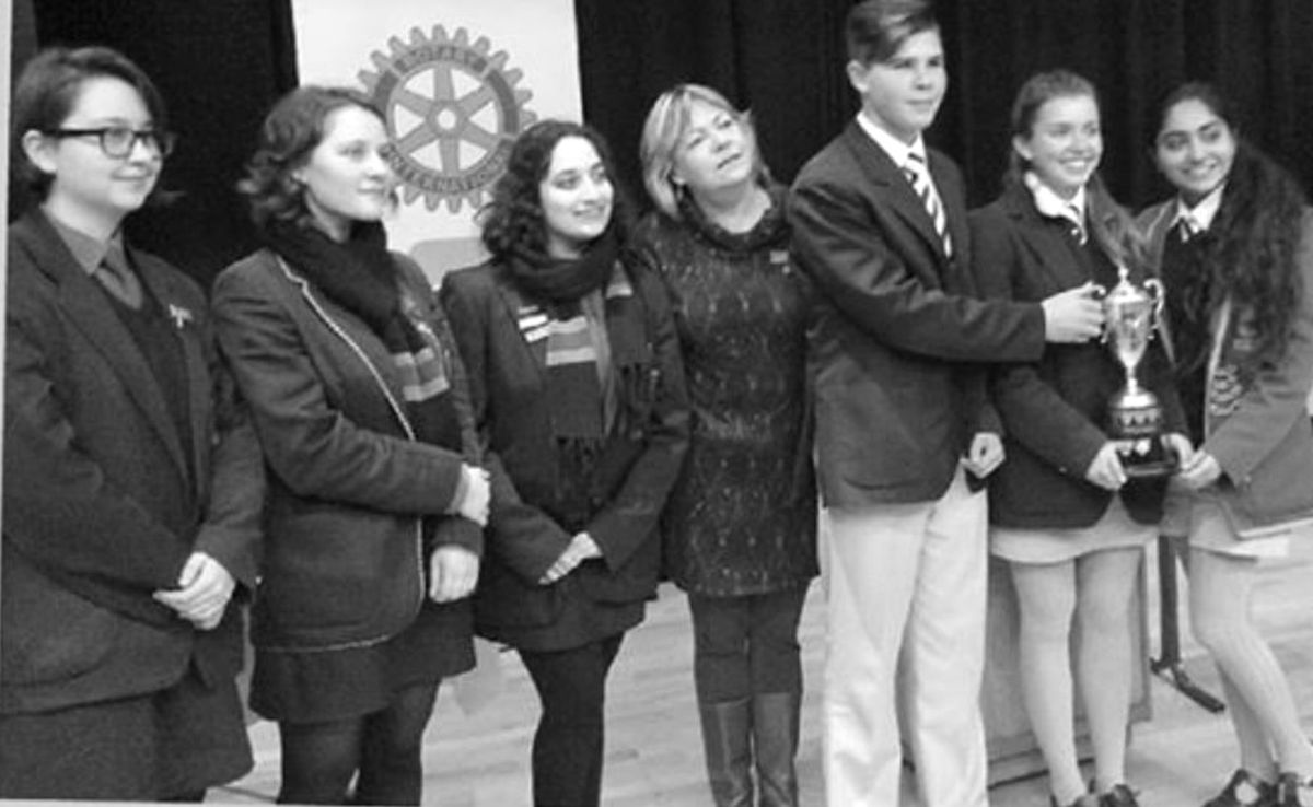 The winning Rotary league team, 2015